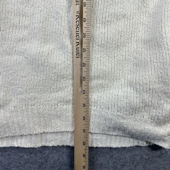 Aerie Sweater Womens Small Cream Fair Isle Knit Pullover Long Tunic Nordic - Picture 7 of 8